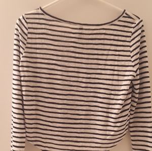 Navy blue stripes shirt